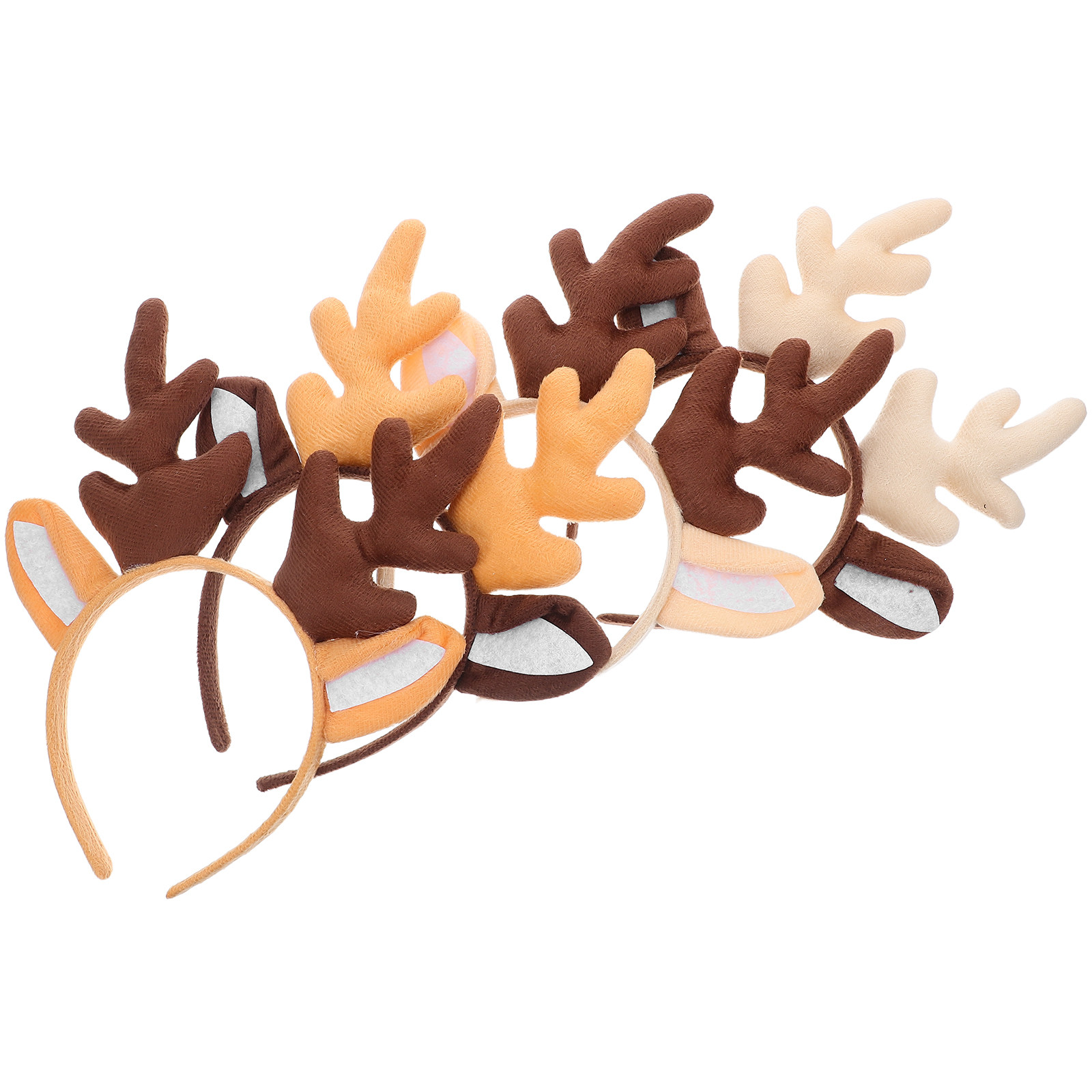 Reindeer Antlers Headband - 4 Pcs Cute Deer Antlers Christmas