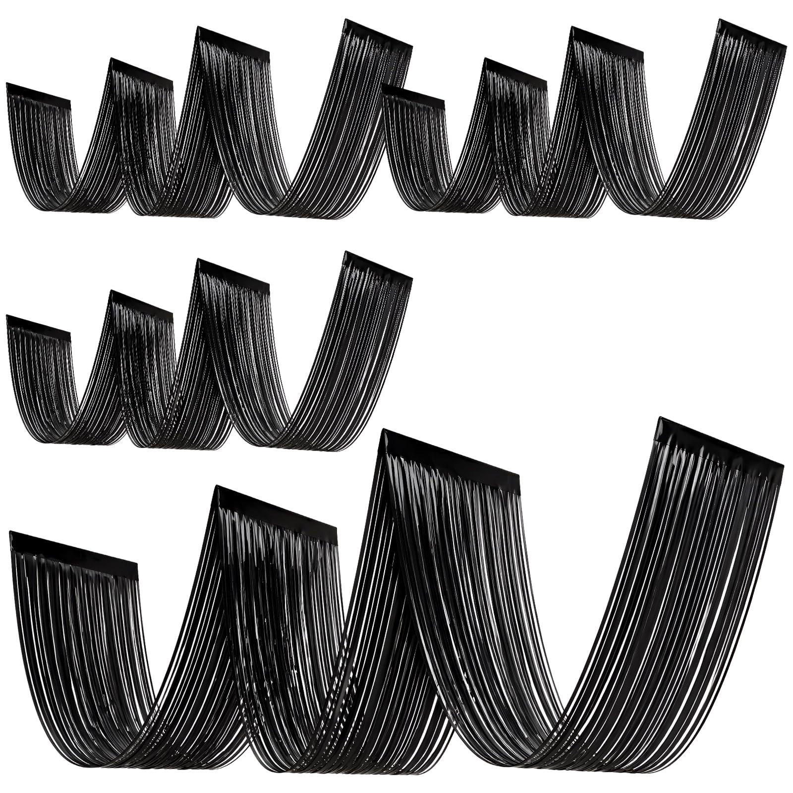 4 PCS Black Tinsel Fringe Ceil - Tinsel Garland Decoration review and price