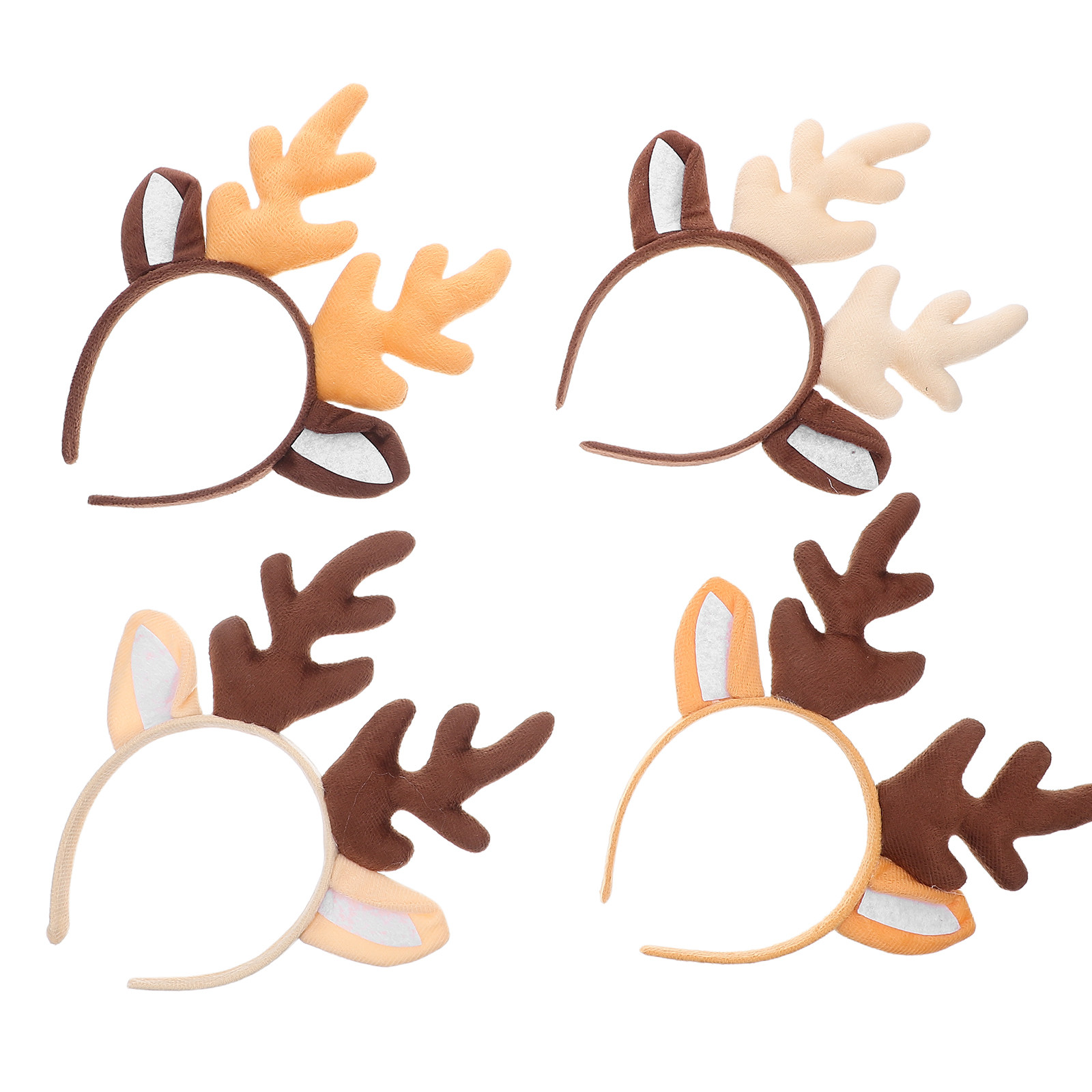 4 Pcs Cute Deer Antlers Christ - Reindeer Antlers Headband review and price