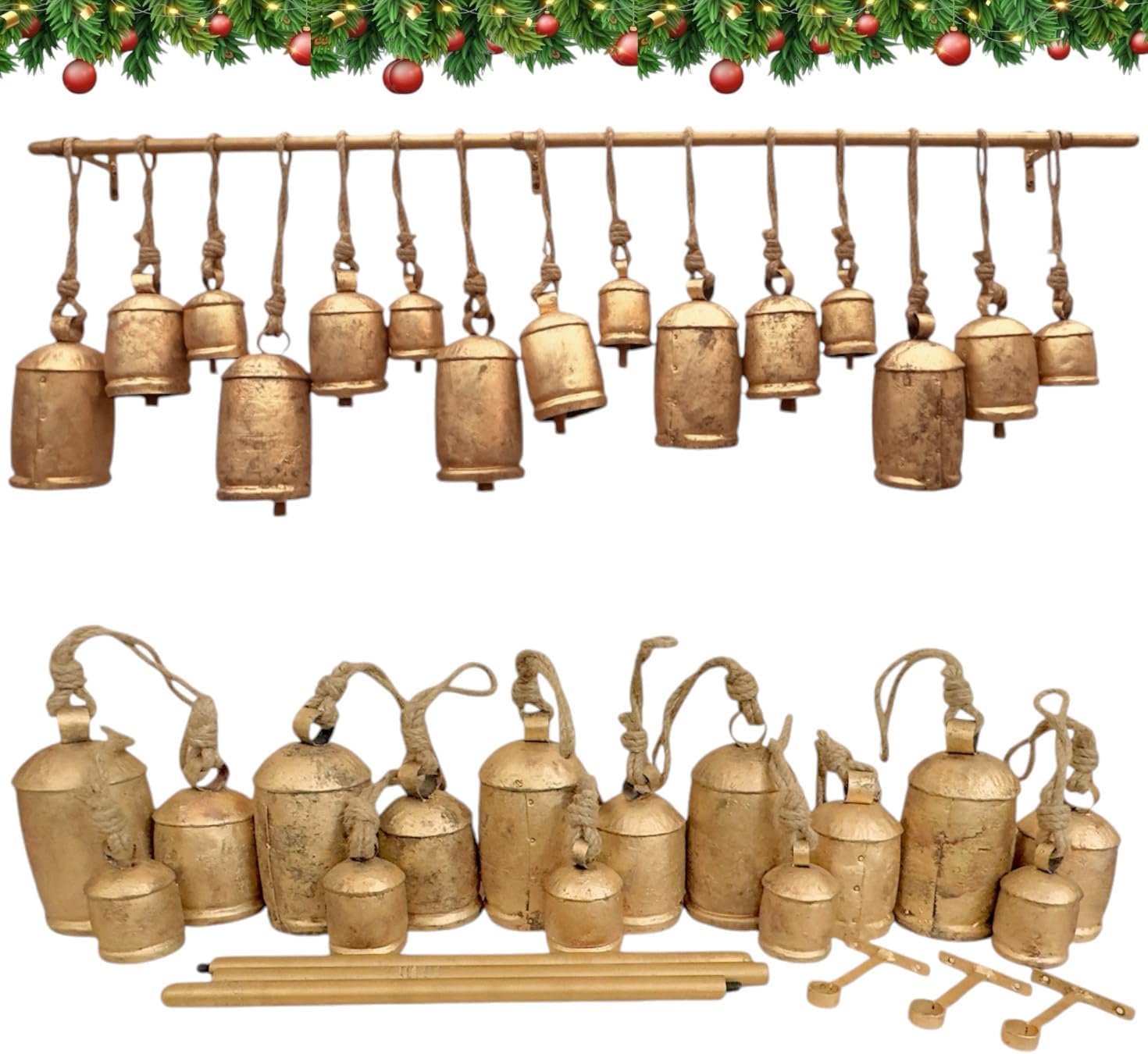RW Rustic Giant Christmas Bell - Christmas Stocking Hanging review and price