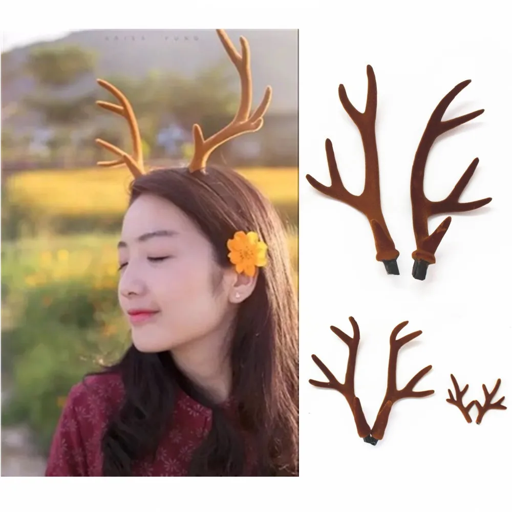Handmade brown Simulation Deer - Reindeer Antlers Headband review and price