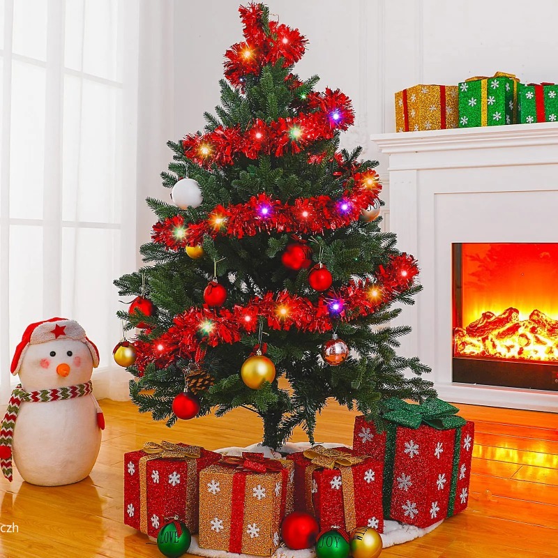 1PC 5M Christmas Tinsel Garlan - Tinsel Garland Decoration review and price
