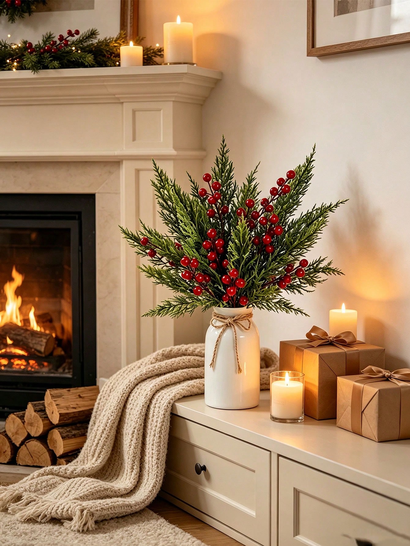 20pcs Artificial Pine Branches - Christmas Tree Artificial review and price
